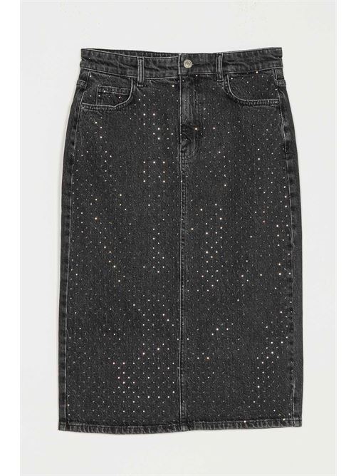 Gonna denim con strass TWINSET | 242AP237301103