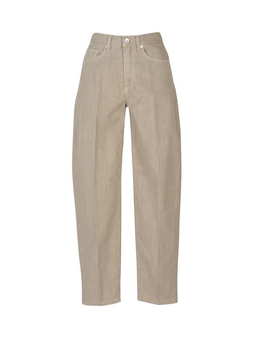 pantalone carrot minerva NINE:INTHE:MORNING | SS24-MIN10SABBIA