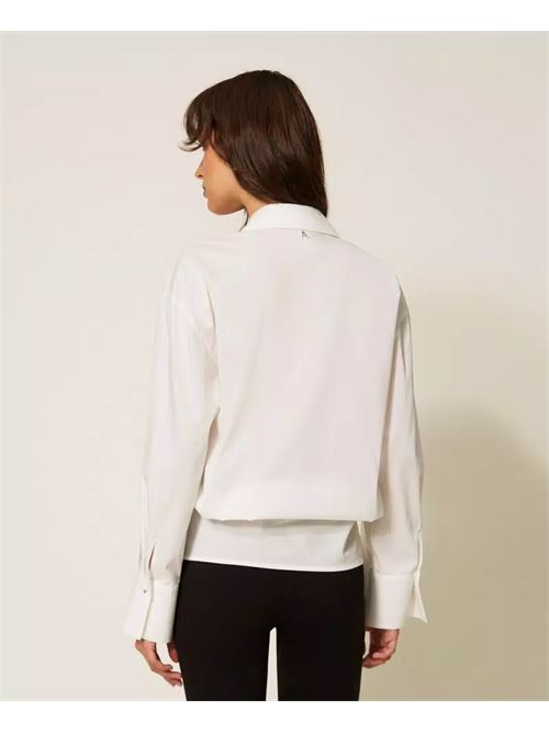 camicia colletto strass TWINSET | 261AP212500526