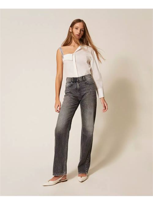 jeans strass TWINSET | 261AP247007284