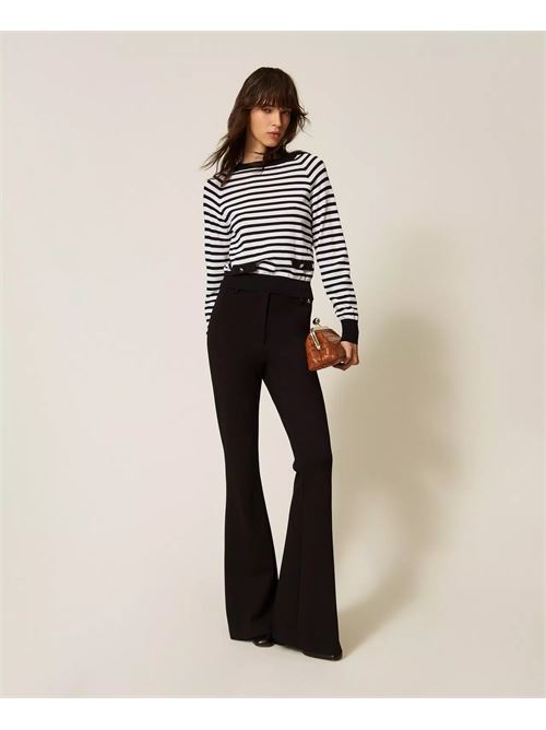 maglia a righe TWINSET | 261AP304011008